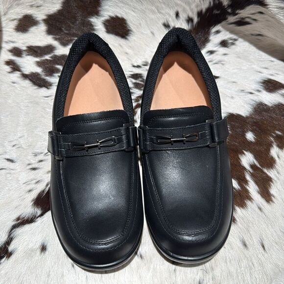 Orthofeet Black Leather Chelsea shoes Size 10.5B A18 - Picture 6 of 11